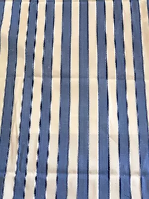  Vintage 4yds  Polo Stripe” Ticking Collection By Waverly Proudly Made In USA  • $60