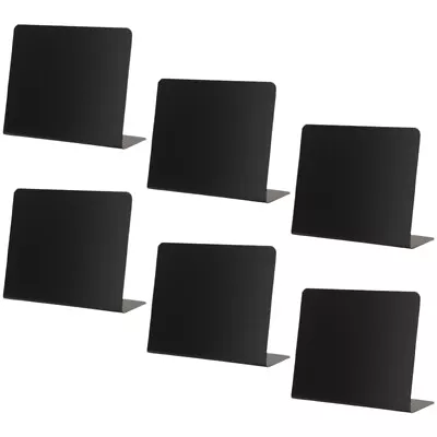 6pcs Mini Blackboard Signs For Table Numbers Place Cards And Messages-QP • £8.25
