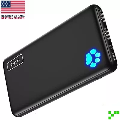 INIU 10000mAh 5V/3A USB-C In/Out LED Battery Power Bank Portable Fast Charger • $17.95