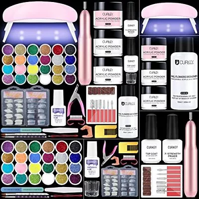 Acrylic Nail Kit For Beginners With Everthing- Starter Nail Kit Set 24colors • $42.93