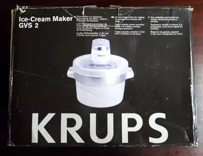 Krups Ice Cream Maker 1.6 L Electric. • $89