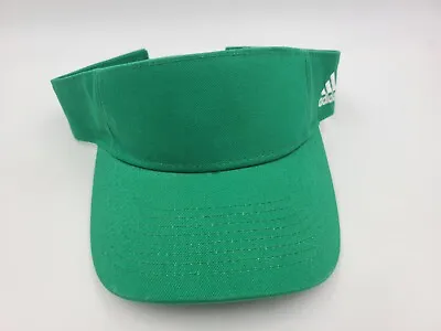 Adidas Sun Golf Visor Adjustable Hat Cap Tennis Baseball Men Women Green White • $10.49