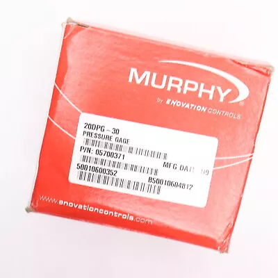 Murphy  Differential Pressure Gauge 0-30psi 1/8  NPT Back Center/Bottom Mount 2  • $49.18