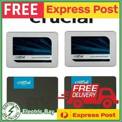 $39 • Buy SSD 120GB 240GB 480GB 1T Crucial BX500 Solid State Drive 2.5  SATA III 540MB