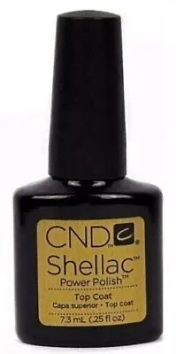 £6.49 • Buy CND Shellac Top Coat Gel Nail Polish 7.3ml - UK Business Seller!!    Free P&P!!