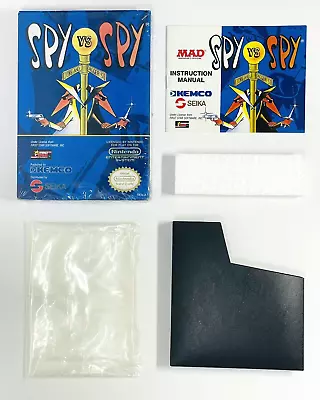 Spy Vs Spy - Nintendo NES -MAD Magazine- Authentic Box And Manual Only - No Game • $30