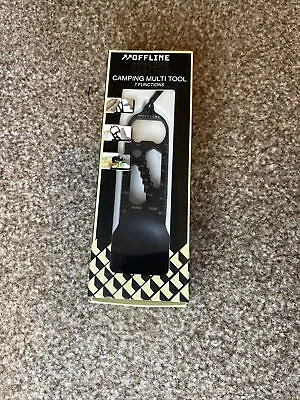 Alpha Camping Multi-Tool With Spork 7 Functions Gift Outdoors Brand New BOXED • £6.99