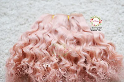 Mohair WEFT For Dolls Curly Hair For Making Dolls Wigs Re-rooting Blythe BJD • $9.96