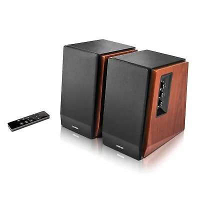 Edifier R1700BT Brown Lifestyle Studio Bluetooth Speaker 66WRMS Wireless Gaming • $199