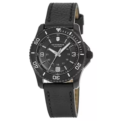 Victorinox Swiss Army 241788 Maverick Small Women's Black Strap Watch Brand New • $324.95