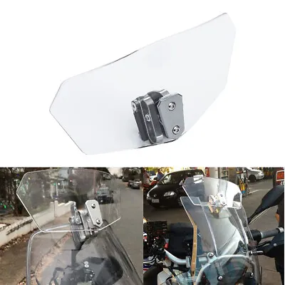 Universal Motorcycle Windshield Extension Spoiler Deflector Fit For Harley HD • $19.99