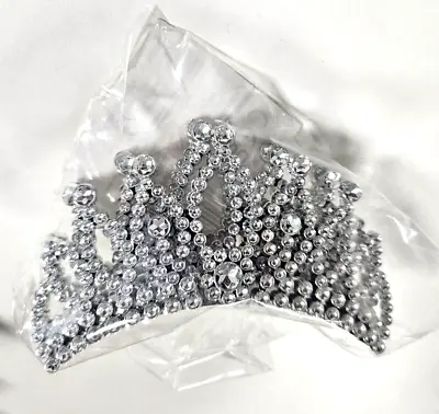 36 TIARAS Girls Silver Plastic Crown Fairy Princess Fancy Dress Party Favours • £15.99