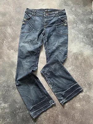 D&G Dolce &Gabbana Vintage Y2K Amazing Washed Flared Jeans (Size 32) • $94.50