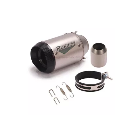 $52.25 • Buy Universal 38-51mm Short Motorcycle Exhaust Muffler Tip Pipe For Kawasaki ATV 