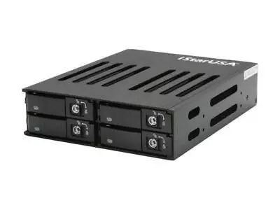  IStarUSA BPU-124V2-SS 5.25  To 4x 2.5  SATA/SAS 6Gb/s Hot-Swap HDD Cage • $50