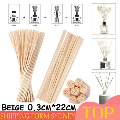 $2.31 • Buy UP 100x  Reed Diffuser Indoor Rattan Fragrance Oil Replacement Refill Stick Reed