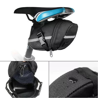 Waterproof Bike Saddle Bag Bicycle Under Seat Storage Tail Pouch Cycling Bags • $6.59