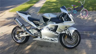 MS Injection White Silver Fairing Fit For Honda 2002 2003 CBR954RR 900RR Y027 • $569.99