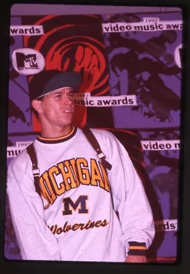 Marky Mark Wahlberg Rapper 1992 MTV Music Awards Original 35mm Transparency • $24.99