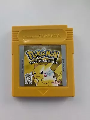 ORIGINAL Pokemon Yellow Version AUTHENTIC Game Boy Color USA • $79.99