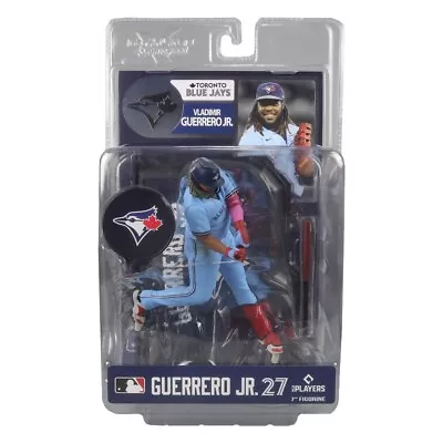 McFarlane MLB Vladimir Guerrero Jr Toronto Blue Jays Baby Blue Jersey Figure • $44.99