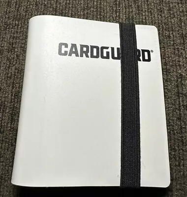 Card Guard Mini Binder White W/ Strap Holds 40 Cards • $5