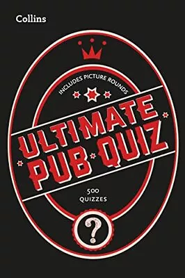 Collins Ultimate Pub Quiz: 10000 Easy Medium And Difficu... By Collins Puzzles • £3.49