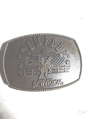 ACTIVISION Stampede Belt Buckle  Vintage ATARI 2600 Electronic  Game CONSOLEEXC • $69