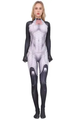 Mass Effect Miranda Lawson Bodysuit Tights Cosplay Costume Child Aldult Present • $46.38