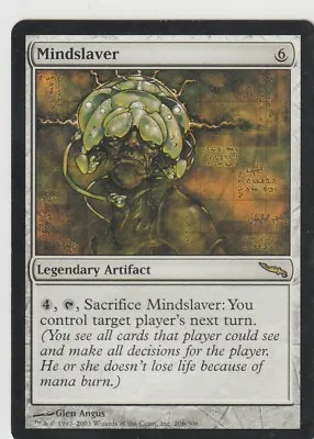 1x MINDSLAVER - Mirrodin - MTG Magic The Gathering LP English Rare Artifacts • $2.92