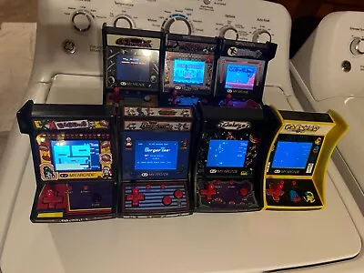 My Arcade Micro Player 6.75  Mini Retro Arcade Machines Collection Of 7 Bundle . • $59.99