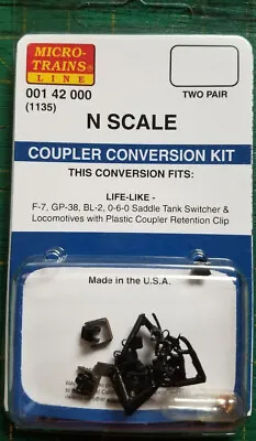 N Micro Trains 001 42 000 Coupler Conversion Kit 1135 • $10