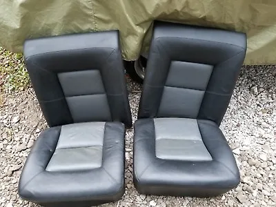 Mercedes S600 Coupe Back Seat Set Black Leather V12 Trim C140 1992-99 CL600 OEM  • $450