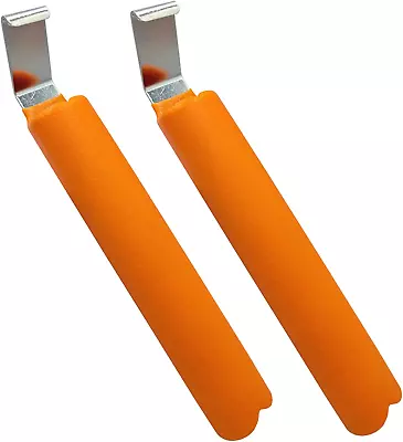 Vinyl Siding Removal Tool Non Slip Grip Handle Curved Tip Tools Orange 7 Inch • $17.42
