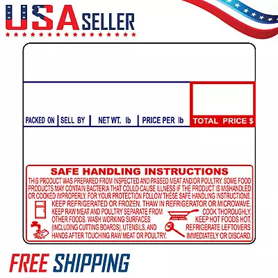 CAS LST-8030 Printing Scale Label 58 X 50 Mm Non-UPC/Safe Handling 12 Rolls • $37.95
