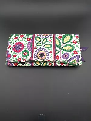 Vera Bradley Mod Flowers Quilted Accordion Wallet  • $10.90