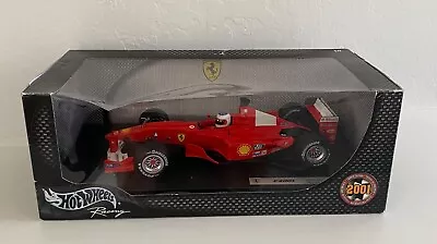 Hot Wheels Launch Edition F2001 Formula One Rubens Barichello Ferrari 1:18 Box • $85