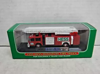 1999 Hess Miniature Fire Truck Diecast 031524AST2 • $12.99