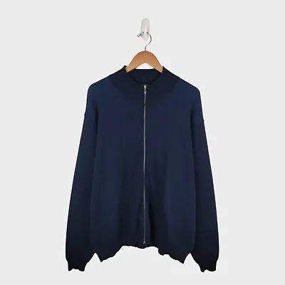 MANDARINA DUCK Men's Two-Tone Virgin Wool Zip Jacket - XL - Excellent Condition • £119.99