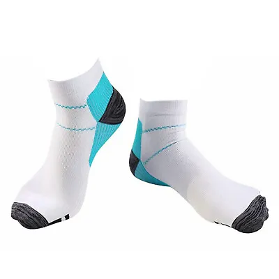 Compression Socks Ankle Support Sleeves Brace Foot Pain Relief Plantar Fasciitis • $4.92