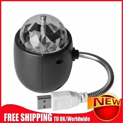 £8.77 • Buy LED Colorful Rotating Stage Light USB Crystal Magic Ball DJ Disco KTV Lamp