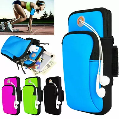 £6.99 • Buy Sports Armband Running Jogging Gym Arm Band Pouch Mobile Phones Holder Bag Case