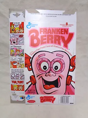 1987 Frankenberry Monster Cereal Box Not Google Eye Empty GREAT Shape • $45