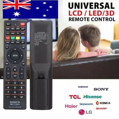 TV Remote Universal For Samsung/LCD/LED/3D/Panasonic/PHILIPS/TOSHIBA/SONIQ QT112 • $12.99