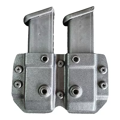 Universal 9MM .40S&W 9/40 Double Stack Magazine Pouch - Paddle Molle • $44.99