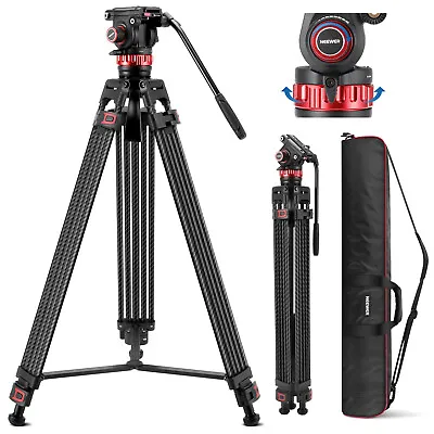 NEEWER 78  Pro Video Tripod With Fluid Head Compatible For DJI Gimbals Manfrotto • $269.10