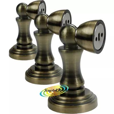 £14.95 • Buy 3x Orion Heavy Duty (250g) Zinc Alloy Magnetic Door Stopper Door Stop Holder