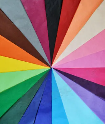 10 Large Colour Themed Sheets Quality Tissue Paper Acid Free Biodegradable • £3.49