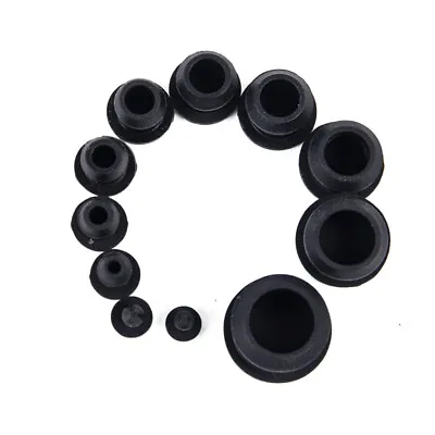 10x Silicone Rubber Snap-on Hole Plug 2.5-14mm Blanking End Caps Seal Stoppe-qe • $6.90