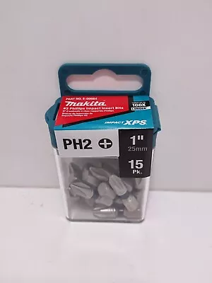 Makita E-00664 Impact XPS #2 Phillips 1  Insert Bit 15/pk  (M1) • $13.99